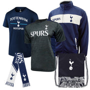 Ultimate Fan Pack: Officially Licensed Tottenham Hotspur Soccer Bag, Scarf, Jacket & Shirts Value Set