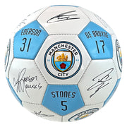 Official Manchester City FC Player Signatures Soccer Ball - Size 5